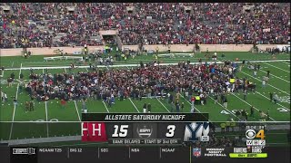 Harvard-Yale Game Delayed At Halftime By Student Climate Protest