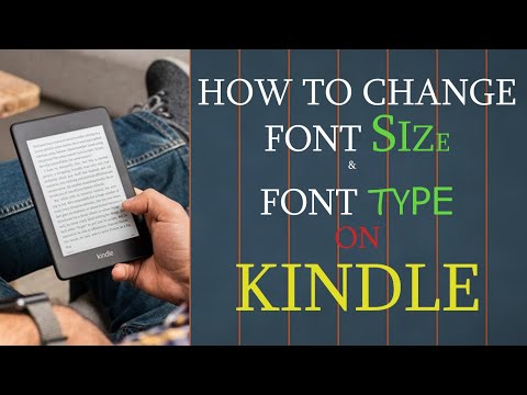 How to change font size on Kindle Paperwhite