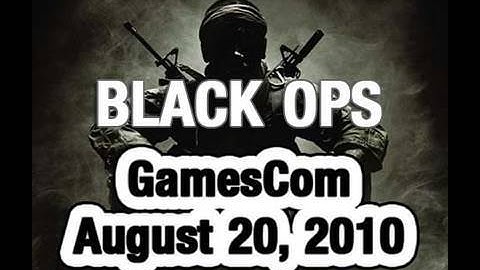 Black Ops GamesCom Live Interview