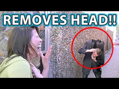 Craziest Scare/Prank Trick Ever! Magician Sneezes Head Off!
