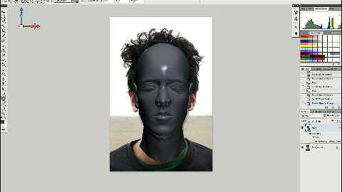Texturing a head using Photoshop CS4