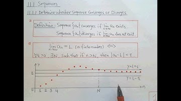 11.1.1 Determine Whether Sequence Converges or Diverges