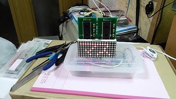LED Dot Matrix (8x8) with IoT device(ATmega328p + ENC28J60)
