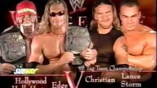 WWE Vengeance 2002 Line Up