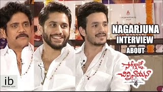 Nagarjuna, Naga Chaitanya & Akhil Sankranthi Special interview about SCN - idlebrain.com