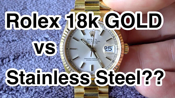 Rolex Gold vs Stainless Steel in 4k UHD