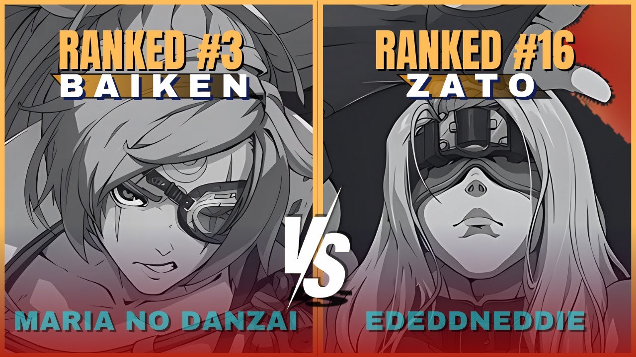 [GGST] Baiken (RANKED #3) VS Zato (RANKED #16) | High Level Gameplay (Celestial Floor)