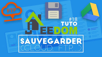 CA PEUT VOUS SAUVER LA VIE - Les sauvegardes jeedom - Jeedom Tuto (google drive, ftp, samba)