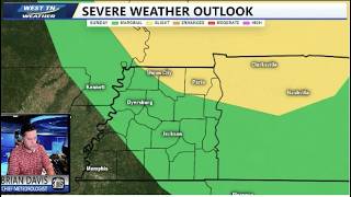 Severe Weather Update 4pm 7/26 Late Night Storms Will Affect Some Areas Tonight@WestTNWeather