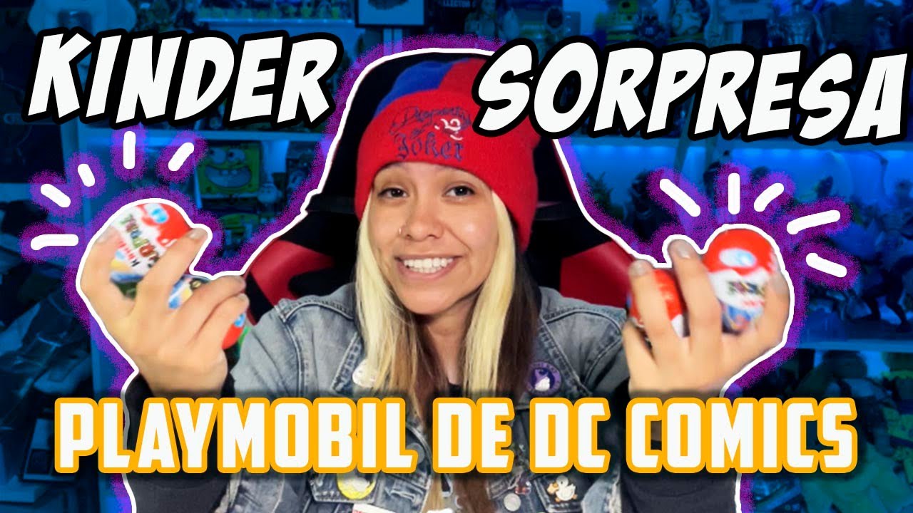 Kinder sorpresa de Playmobil con dc cómics y Marvel 😱 de 🇬🇧 - YouTube
