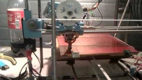 Raspberry pi to 3D print with webinterface in node.js!