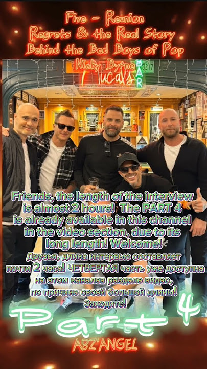 may 2025 #NickyByrne #Five #Reunion #abzlove #absbreen #j #scott #rich #sean #interview