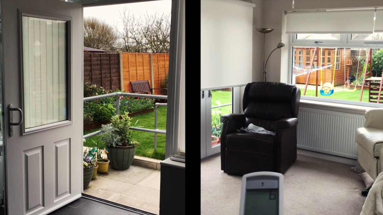 Automatic Hinged Door & Roller Blinds