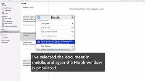 Hook productivity app for Mac and Ulysses 15