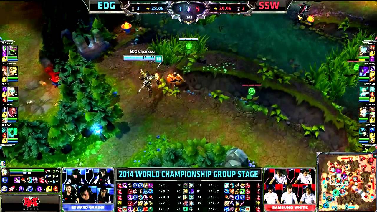 EDG vs SSW - S4WC, Group A | Season 4 World Championships | Edward Gaming vs Samsung Galaxy White