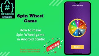 How to create Spin Wheel Game in Android | Spin Wheel Game Tutorials Android Studio
