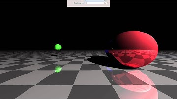Quartz Composer / Ray-Tracing using GLSL Shader