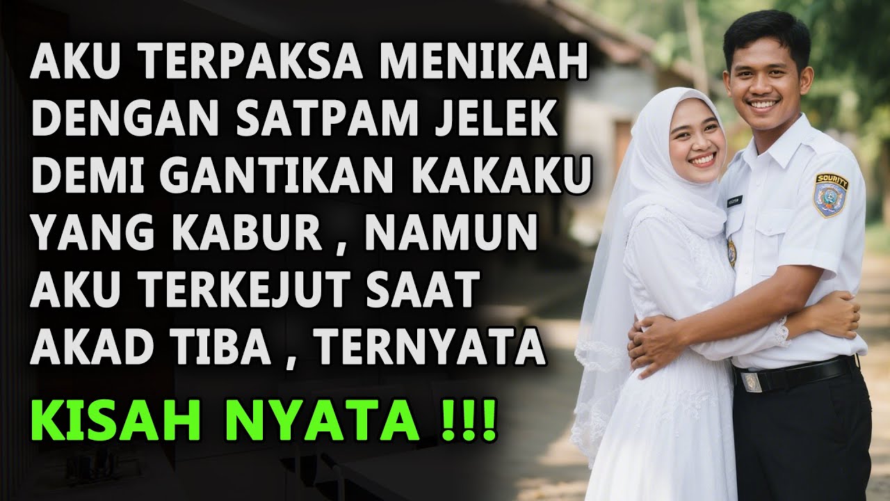 TERPAKSA MENIKAH DENGAN SATPAM JELEK DEMI GANTIKAN KAKAKU YANG KABUR NAMUN AKU TERKEJUT TAU INI ...