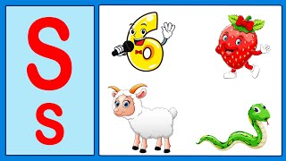 Phonics Letter | Phonics Letter S | Learning Alphabet S | ABC Flashcards screenshot 4