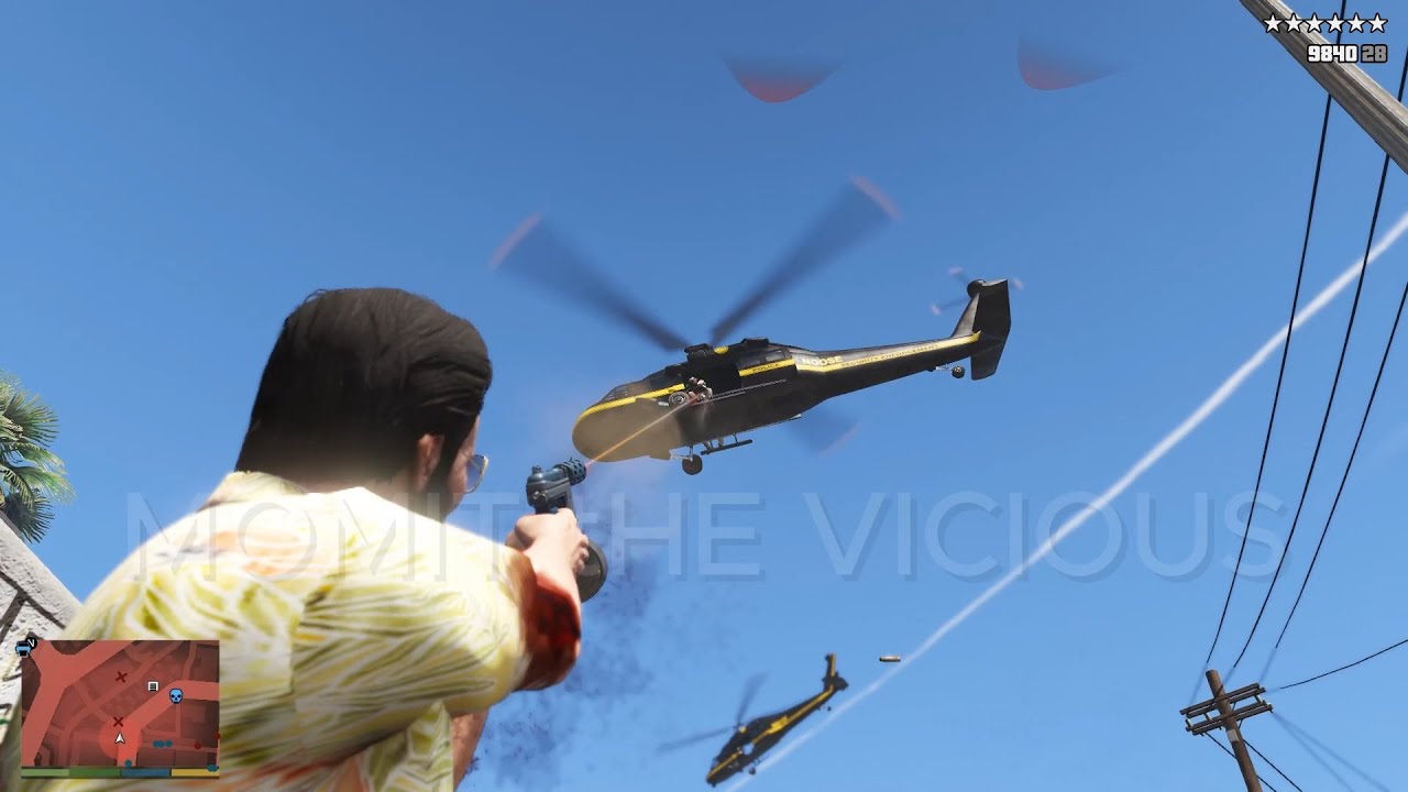 GTA V Cop Assassination + Epic 10 Star Cop Chase Escape Vol.5 [R.D.E. 4 ...
