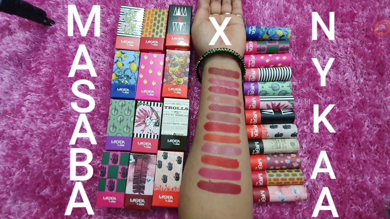 nykaa lipstick set of 12