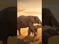 The baby elephant has an injured leg.🦣🦣 #trending #animals #viral #elephant #shorts