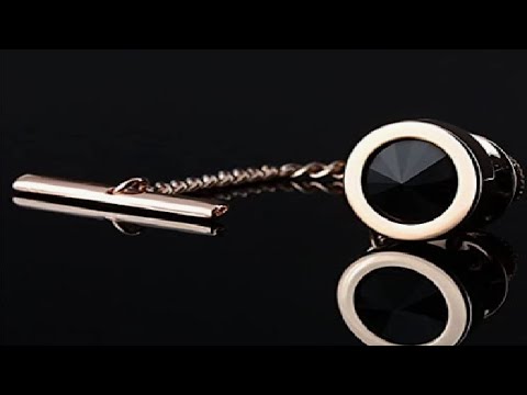 Mens Tie Tack With Chain