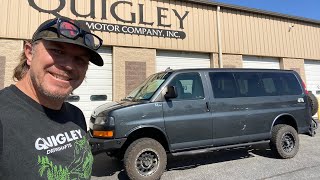 First Drive with Fred. Chevy Diesel Quigley 4x4 van