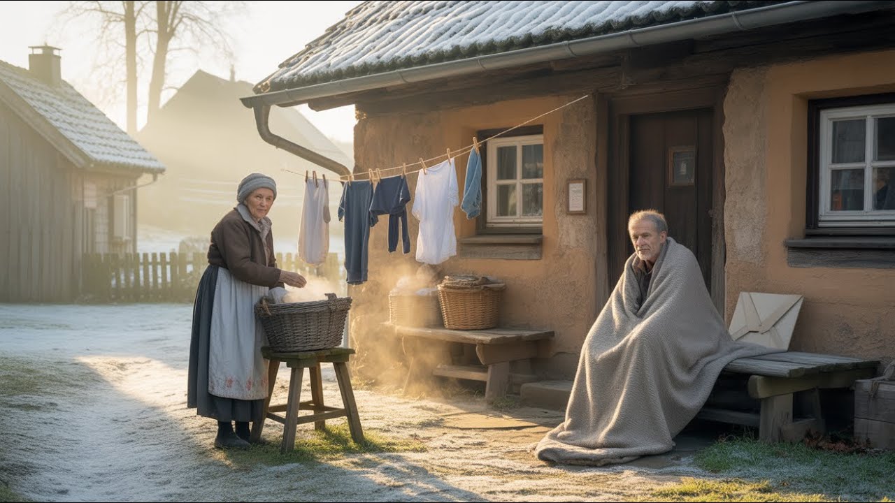 Eine Frau vom Land wusch die Kleider eines Bettlers… am nächsten Tag die Schlüssel zu einer Villa
