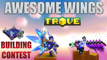 Unlocking Awesome Wings in Trove, Building Contest – Let’s Play Trove #27