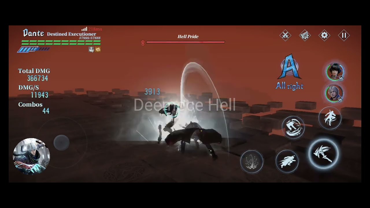 dante destined executioner weapon skill combo  / Devil May cry pickup combat /