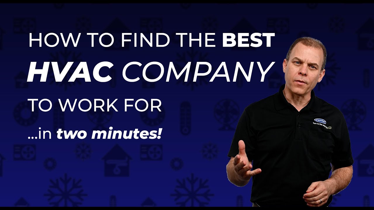 How to Find the Best HVAC Company to Work For in Less 2 Minutes YouTube