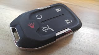 2019 - 2021 gmc sierra / tahoe key fob battery replacement - easy diy