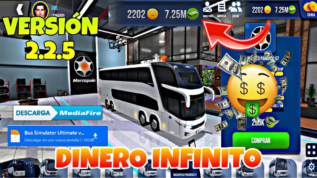 BUS SIMULATOR ULTIMATE 2.2.5 MOD APK DINERO INFINITO/TODOS LOS BUSES ETC