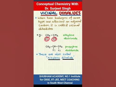 VICINAL DIHALIDE#chemistry#neet#iit-jee#12th#cbse#ncert#shorts - YouTube