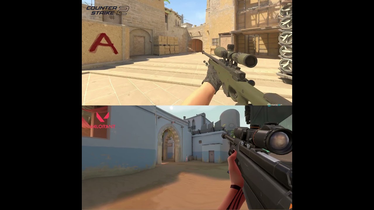 CS2 vs Valorant AWP Comparison