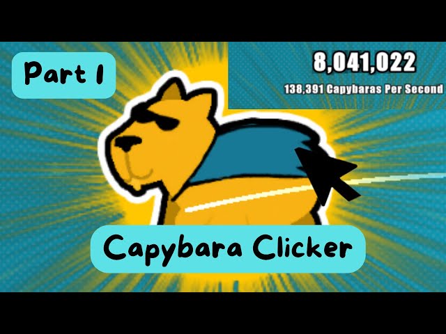 Capybara Clicker 🕹️ Jogue no CrazyGames