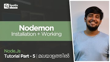 Nodemon Installation and Working | Node.js Tutorial in Malayalam [2021] | Part - 5