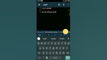 Creating Qr code with python in android
