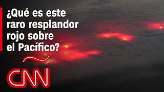 El misterio de estas luces rojas en el océano Pacífico desafía a internet: ¿qué son exactamente?