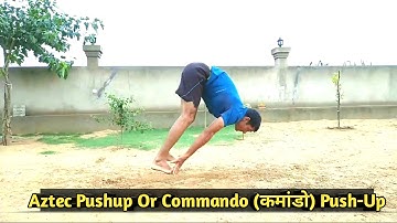 Commando Push Ups | Aztec Pushups Tutorial - Toe Touch Pushup Tutorial in Hindi