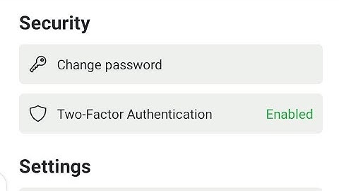 Dore uburyo wa setting Two - factor - Authentication kuri account yawe ya Omega network