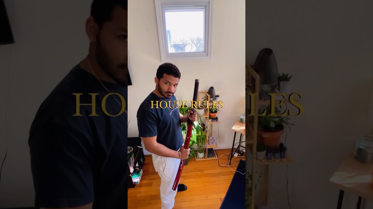 House Rule #1: no touching the ⚔️ Comment w house rules for your crib 