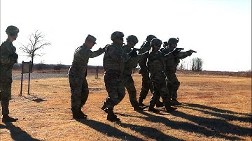 M17 handgun qualifications at Fort Sill. Jan. 11, 2022