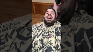 Walking To Get A Beard Trim Blind