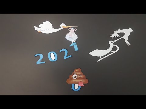 Funny Happy New Year 2021 | Stop motion