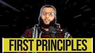 Mohammed Hijab Only Argues From First Principles.