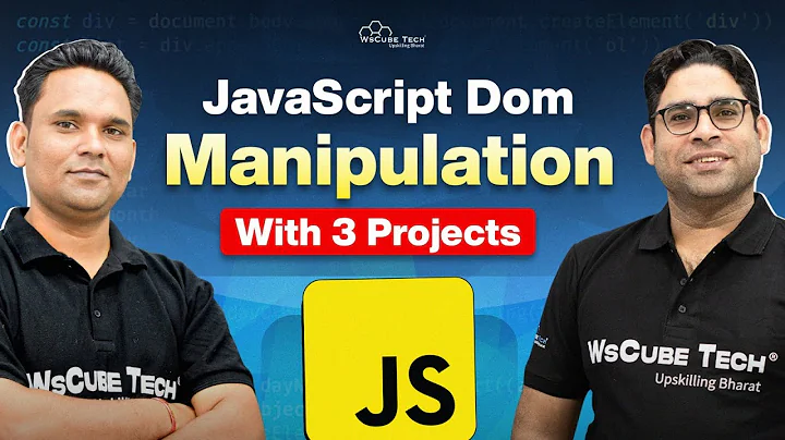 Learn JavaScript DOM Manipulation with Projects - Full Course for Beginners thumbnail