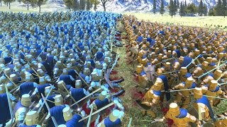 250 ZŁOTYCH VS 2500 SREBRNYCH RYCERZY! ULTIMATE EPIC BATTLE SIMULATOR #01 [PL/PC] screenshot 2