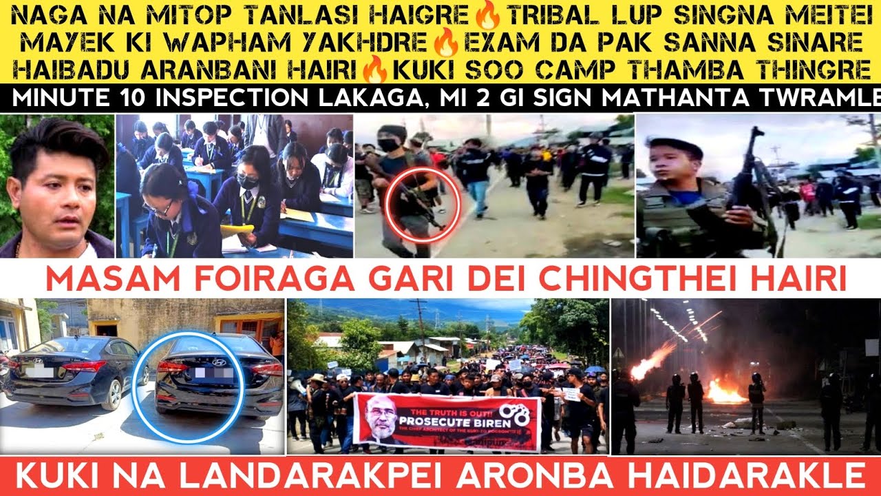 Naga na Mitop tanlasi haigre🔥Tribal lup singna Meitei mayeki wa yakhidre🔥Kuki na landarakpei aronba.